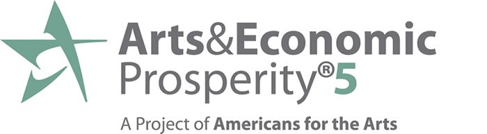 The logo for the Arts and Economic Prosperity 5 project